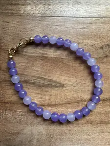 Beaded Bracelets with gold plated lobster clasps - beach