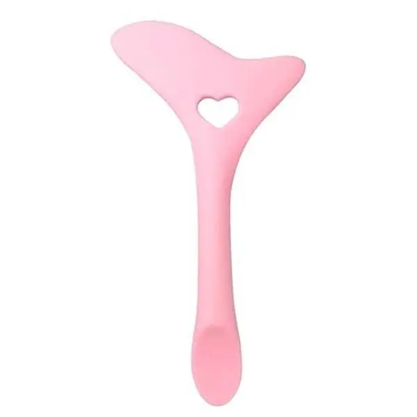 Silicone Eyeliner Template Reusable Tool for Mascara Application Makeup Aid Pink Multi Functional Eye Makeup Set