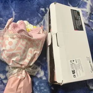 Handmade Crochet Flower Bouquet, 1 Bunch Decorative Artificial Flowers for Home Decor, Weddings, Parties & Anniversaries, Perfect Gift for Valentine’s Day, Birthday, Mother’s Day & Thanksgiving, Fake Flower