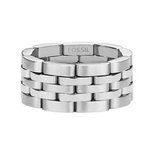 Fossil Men's Arden Watch Links Stainless Steel Band Ring