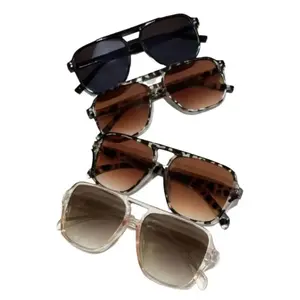 4-Pack Classic Aviator Sunglasses, Trendy Styling UV400 Protection Gradient Lens Shades, UV Blocking Sunglasses Sports Eyewear for Driving, Beach Use, UV400 Sports Eyewear