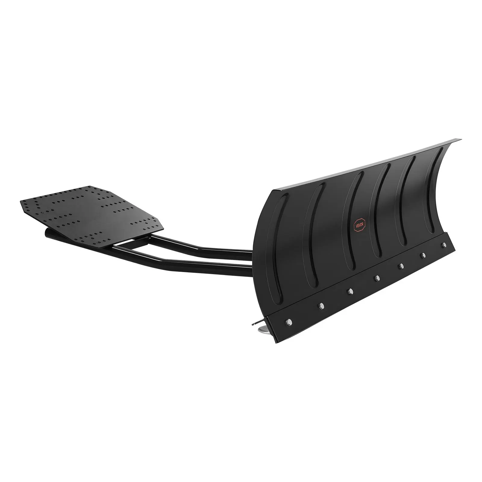 【summerfinds】VEVOR Snow Plow Kit, 48in Universal Snow Plow Attachment, Height & Left-Right Adjustable, Quick To Detach, Steel ATV Scrape Blade, 3 Mount Options, Efficient Snows Clearing, for Most ATVs & UTVs