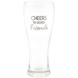 Good Friends 15 oz Pilsner Glass