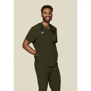 Three Pocket Top Olive