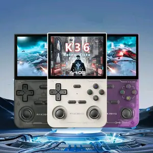 K36 Retro Elite Edition –  Massive 24,000+ Titles Powered by ArkOS Spacious 128GB SD Card, Vibrant 3.5" HD IPS Screen With 45+ Emulators Supported, Handheld Game Console, Your Ultimate Portable Gaming Companion