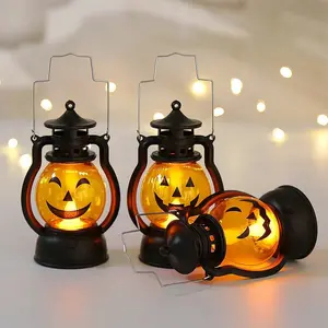 Halloween LED Lantern Lights 3-Packs , Small Vintage Style Flameless