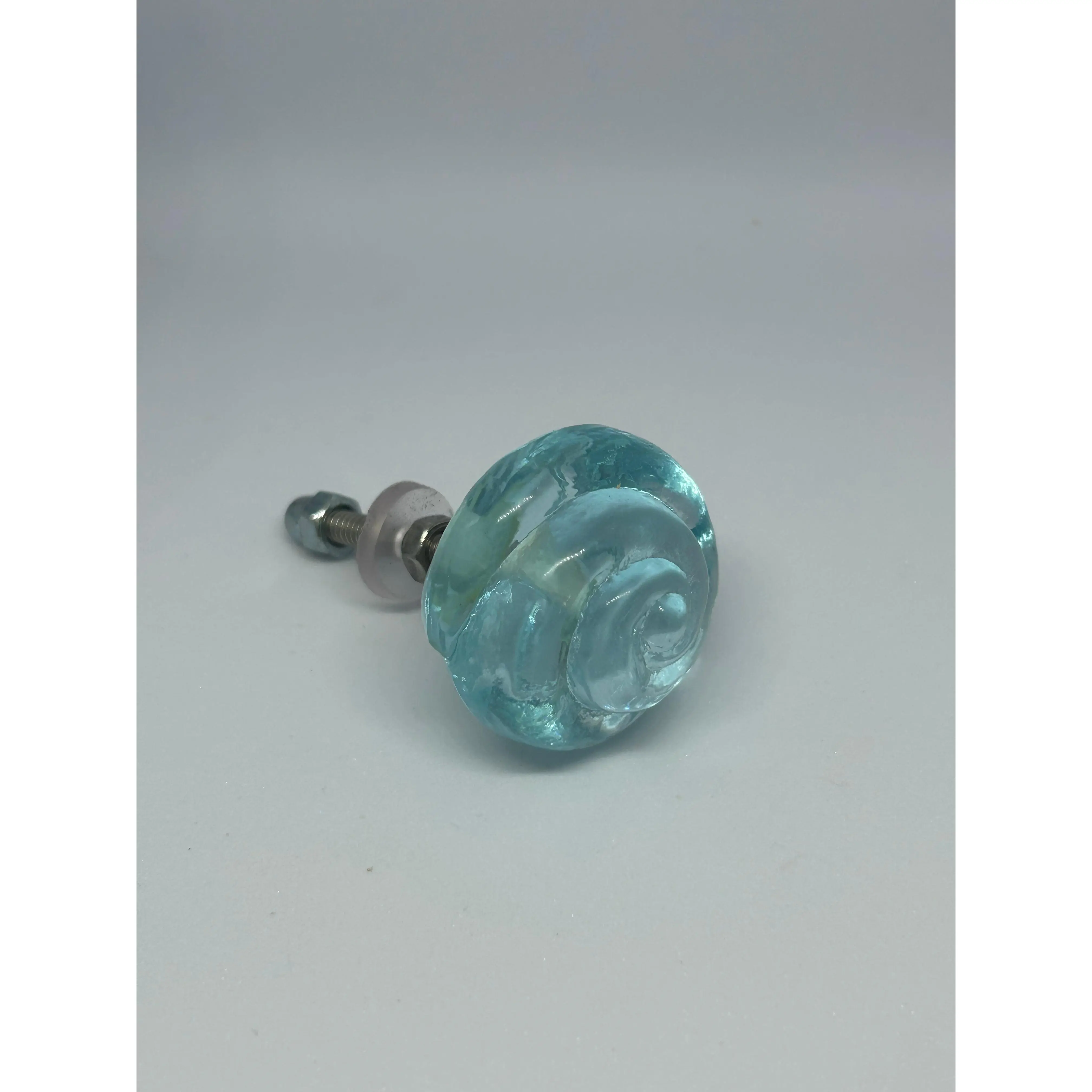 Ocean Rose Glass Knob