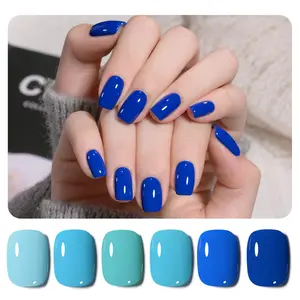 Wonder Color Jelly Gel Nail Polish of 6 Transparent Black Red Hot Pink Green Brown Colors Sheer Gel Polish Kit for Salon Gel Manicure and Nail Art DIY at Home