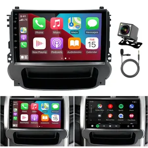 Android Radio for【Chevy Chevrolet Malibu 2012-2015】Andorid 13 Touchscreen Car Radio with Carplay&Android Auto, Support GPS Bluetooth SWC Backup Camera