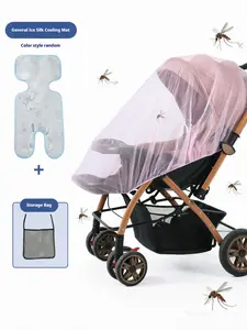 Universal Full-Coverage Mosquito Net for Baby Strollers – Fine-Mesh, Enlarged Anti-Mosquito Cover Suitable for Standard and Umbrella Strollers