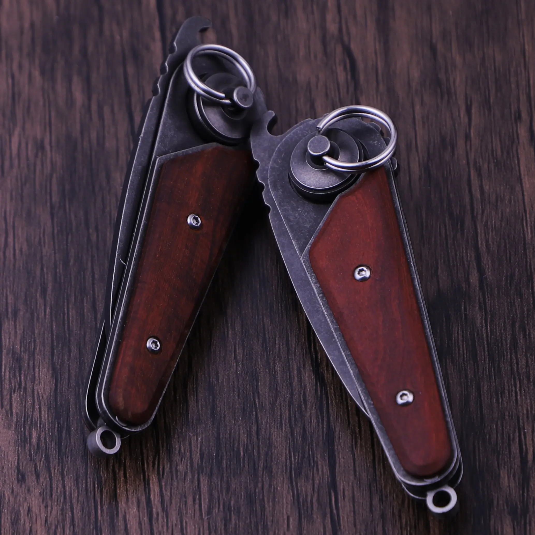 Multi-functional camping knife, sharp blade, comfortable solid wood handle, suitable for slicing, cutting meat, peeling, home kitchen, outdoor BBQ, fishing, travel, the perfect gift for men!
