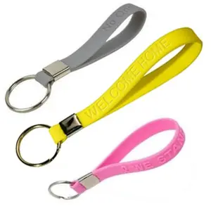 Personalized Silicone Key Tag Debossed