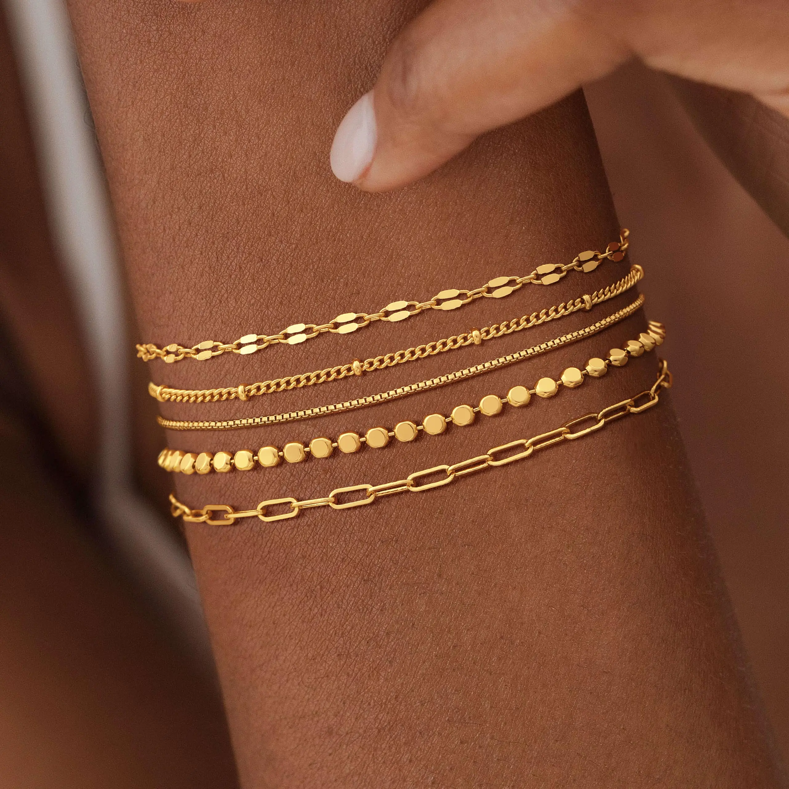 5Pcs Gold