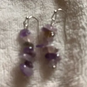 Handmade , Genuine Crystal Drop Earrings