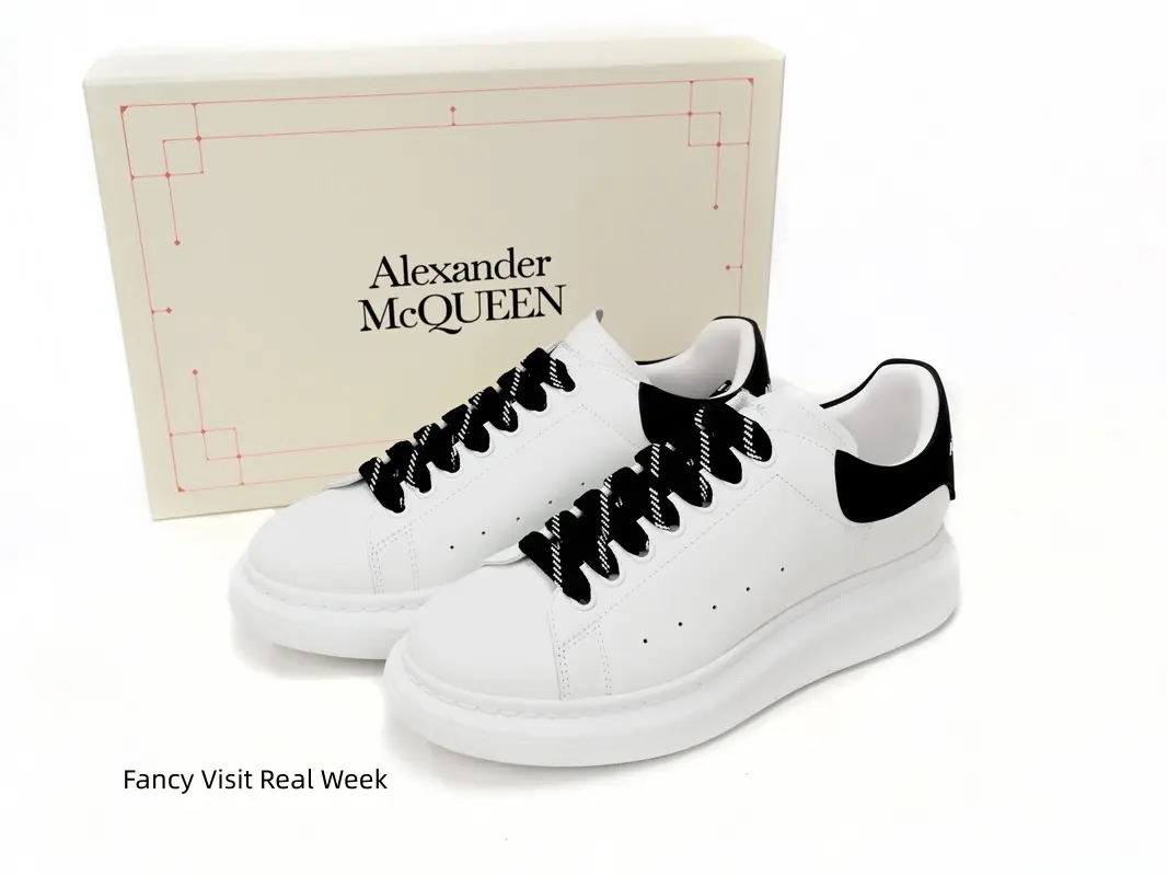 Unisex White Smooth Leather Platform Low Top Sneakers, Matte Black Suede Heel, Black White Striped Laces, Thick Cushion Sole Comfort Walking Shoes