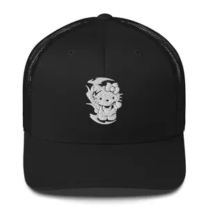 Kitty Embroidered Hat
