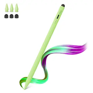 MEKO Stylus Pen for iPad Pencil for Apple iPad A16/11/10/9/8/7/6 Pro M4/13/12.9"/11" with 3 Replacement Tips Precision Fine Tip & Rubber Tip Dual-Tip Stylus