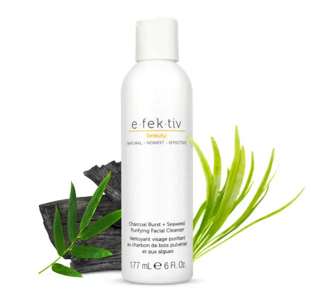 Charcoal Burst Plus Seaweed Purifying Facial Cleanser by e.fek.tiv for Unisex - 6 oz Cleanser