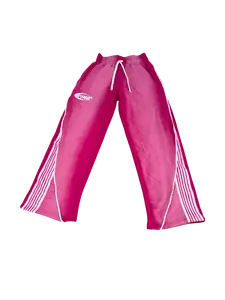 Pink Fine "Racer" Sweatpants