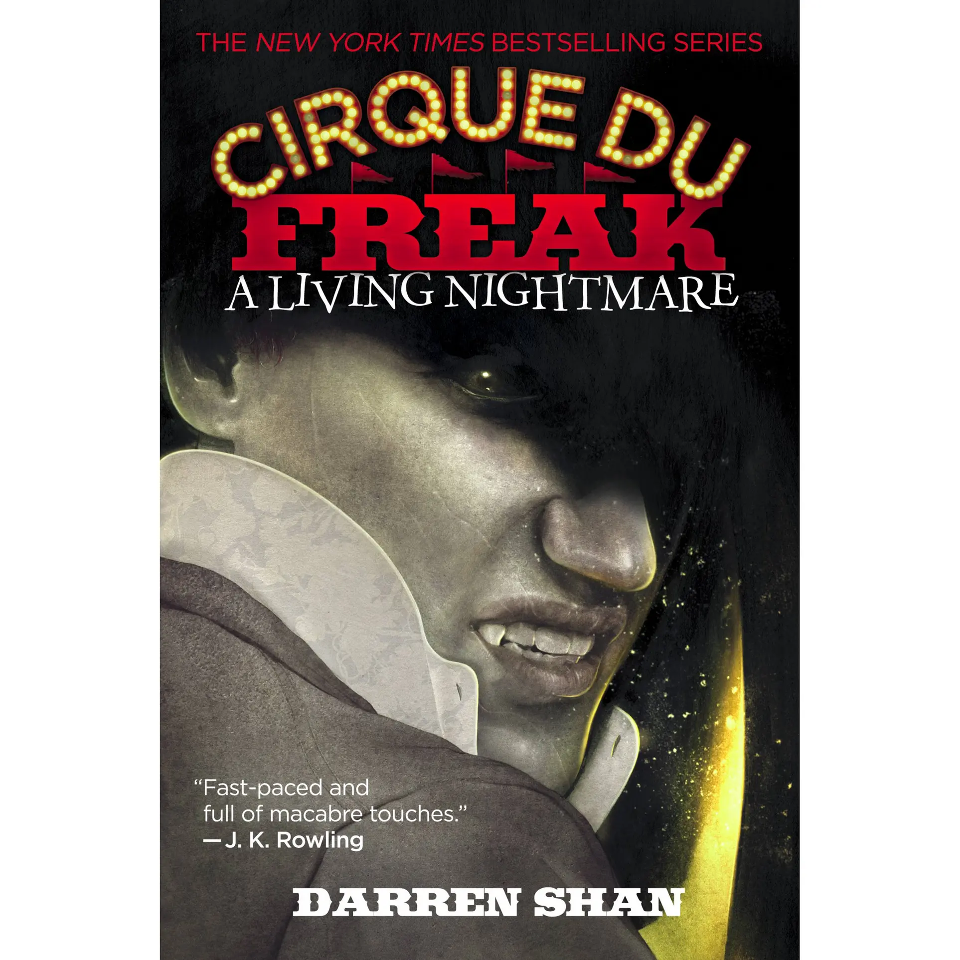 A Cirque Du Freak: A Living Nightmare by Darren Shan [Paperback Book]
