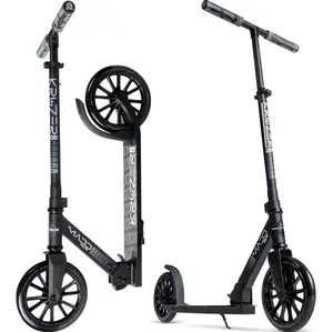 Madd Gear Kruzer 200 Folding Scooter - Black / Black