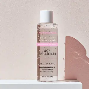 FLOWER POWER FEMININE WASH Plant-based Formula Gentle for Daily Intimate Care - Fights Odor and Bacteria, Long-lasting Freshness & Comfort - pH Balanced, Suitable for all Skin Types & Sulfate-Free