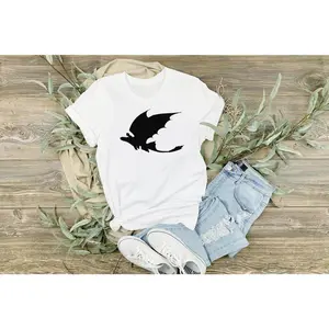 Toothless Silhouette Shirt, How To Train Your Dragon Hiccup Outfit, oothless Vector Shirt