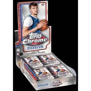 2025-26 Topps Chrome Basketball Hobby Trading Cards
