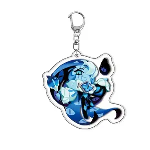 Game Cookie Run Kingdom Acrylic Keychain Bag Accessories Candy Apple Milk Shadow Pure Vanilla Mystic Flour Key Ring Jewelry Gift