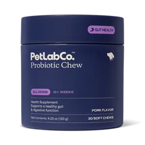 PetLab Co. Probiotics for Dogs Soft Chews for Seasonal Allergies, Gut, and Digestive Health. Vet-Reviewed, Premium-Quality Ingredients - Supplements