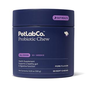 PetLab Co. Probiotics for Dogs Soft Chews for Seasonal Allergies, Gut, and Digestive Health. Vet-Reviewed, Premium-Quality Ingredients - Supplements