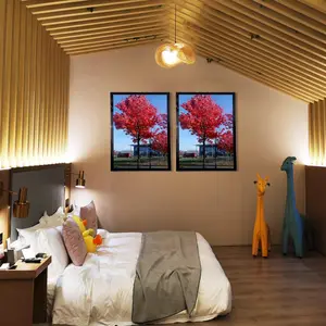 11x17 Picture Frame Black, Display pictures 11x17 Poster Frame, Wall Sign Poster Menu Photo Frames, 1 Pack Decor Plastic