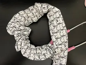 Cotton Stethoscope Cover: Black and White Cats, Reusable Sleeve