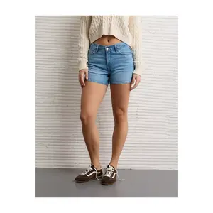 AE Strigid Super High-Waisted Relaxed Denim Short