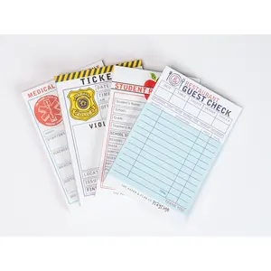 Kids Classic Playtime Pads for Pretend Play Set of 4 4"x6" Notepad with 50 Sheets for Kids' Imagination Made in the USA Ideal for Role-Play and Creative Play