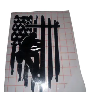 Lineman, Line man, power man, Blue Collar. Car sticker decal for trucks or cars.