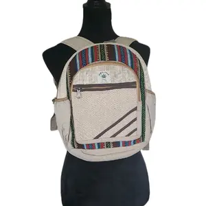 Handmade boho mini backpack