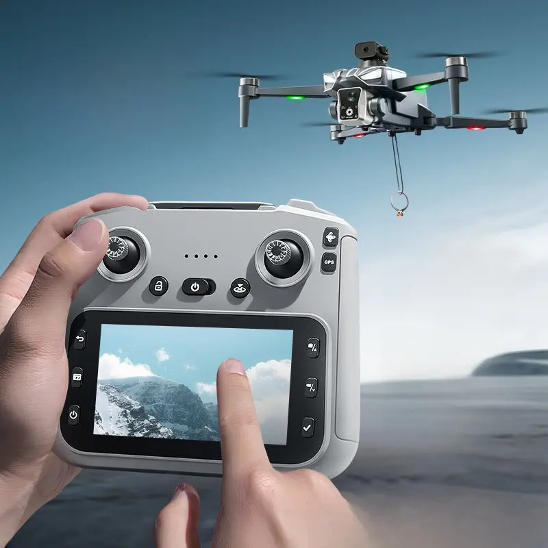 Intelligent 4k drone. Screen remote Intelligent 4k drone. Screen remote