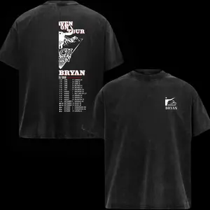 Vintage Country Western Tour Shirt 2026, Rustic Angel Wings Graphic Tee with Tour Dates, Washed Black Music Concert Top for Men Women, Retro Country Road Trip Style, Trending Western Aesthetic Outfit, Music Lover Gift Idea