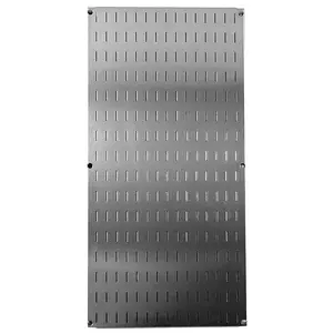 Slotted Only Galvanized ToolBoard Wall Panel 32in Tall x 16in Wide - Metallic