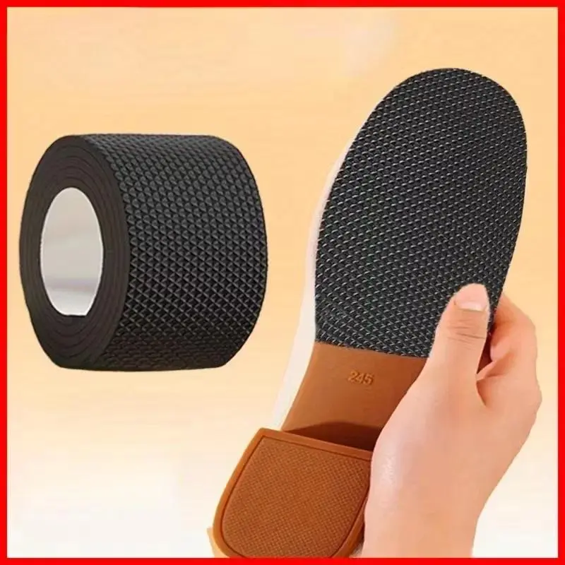 YITAPE Stick-On Footwear Sole Protector Pad - 1 Roll (10cm x 1m), Non-Slip, Noise-Reducing, Anti-Wear Repair Tape for High Heels, Walking Shoes (Home Supplies, Party Supplies Gift Option), 10Cm X 1M-1 Roll