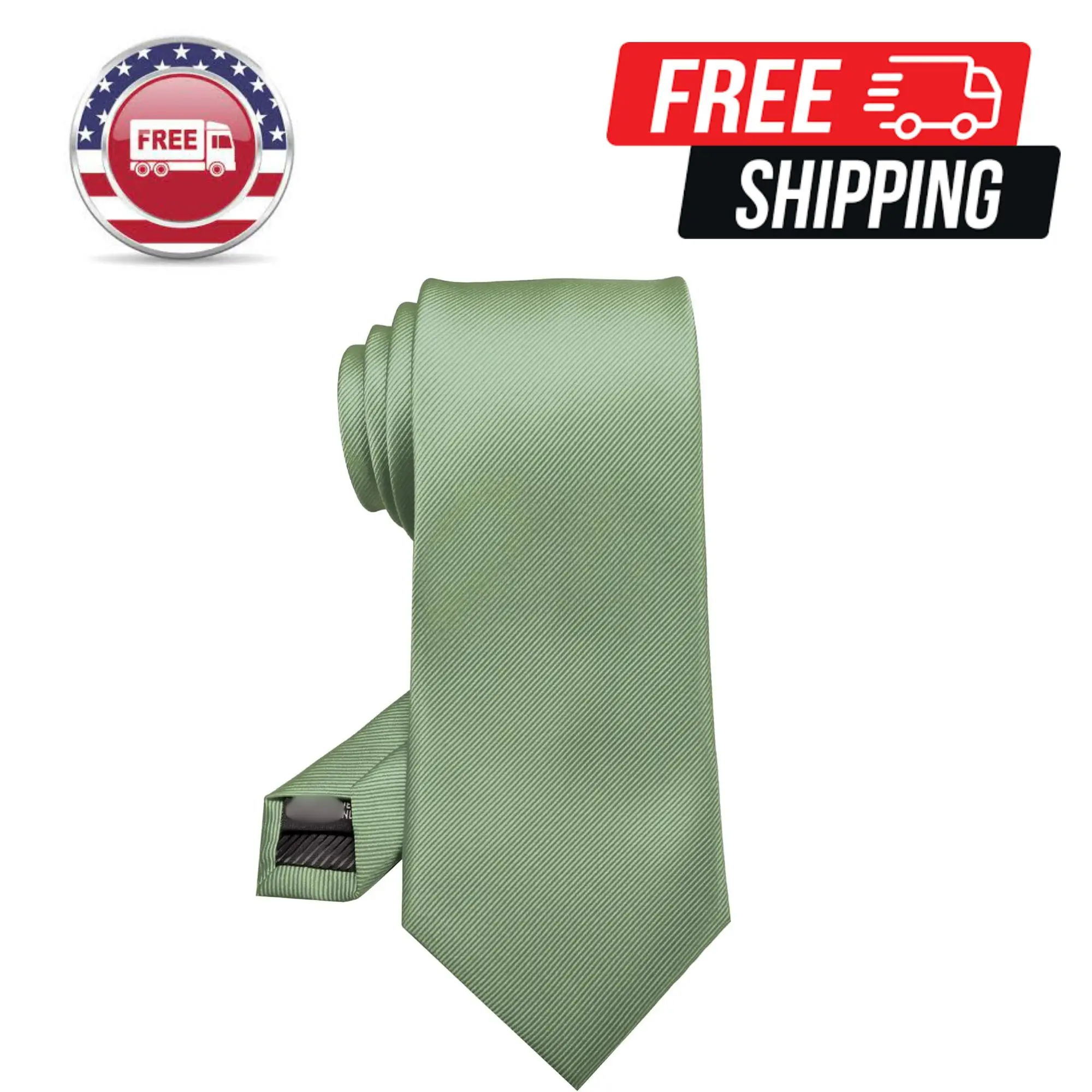 Sage Green Tie Formal Necktie for Men