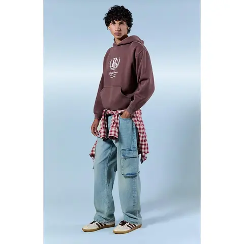 Pacsun Men's Dylan Baggy Jeans Cargo Light Blue