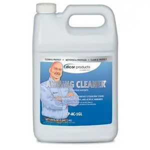 Dicor CPAC1GL 1 gal Awning & Household Powerful Cleaning Solution - Fabric, Vinyl, Acrylic Cleaner, Leaf Stain Remover, Streak-Free Shine for Sports Collectibles Accessories Maintenance