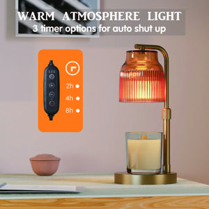 Wax Melting Aromatherapy Lamp for Bedroom, Candleless Scented Diffuser for Study Room, No Fire Essential Oil Burner