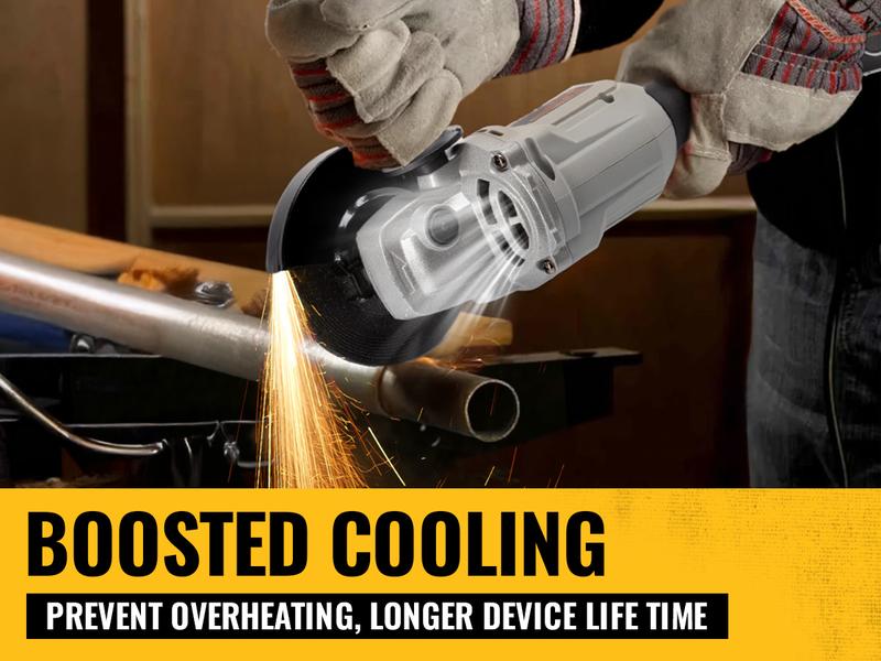 Brushless Motor Angle Grinder Cordless With Battery And Extensive Accessories, A Multi-purpose Machine, No Load Speed: 9000r/min, Three Adjustable Speed Settings, And A Compact Design, Perfect For Grinding And Polishin