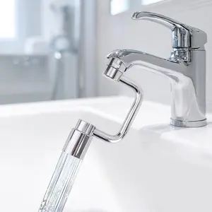 1440 °   Swivel Faucet Extender Sink Aerator 2 Mode Splash Water Filter Extension 360 °   Rotatable Spray Attachment
