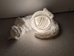 Cat Lamp, Cute Sleeping, Yarn Ball, Desk Decor, Night Light