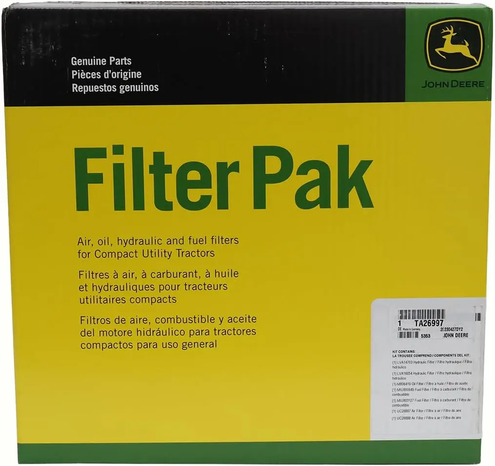 John Deere Original Equipment Filter Pak - TA26997