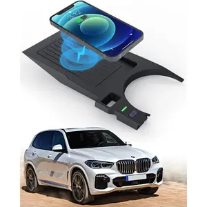 Wireless Charger for BMW X5 Accessories 2024 2023 2022 2021 2020,for BMW X6 X7 X5M X6M 2020-2024,for BMW X5 Wireless Charger Center Console Organizer for BMW X5 Accessories 2020-2024